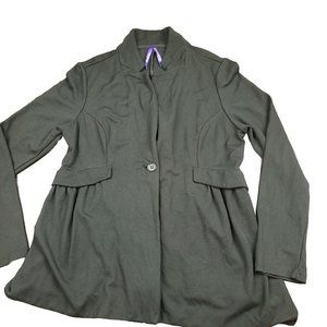 Seraphine Womens‎ 10 Blazer Tailored Maternity Jacket Black Professional - ISSUE